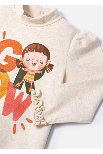MAYORAL Kız Bebek Balıkçı Yaka Bluz Bej 2091