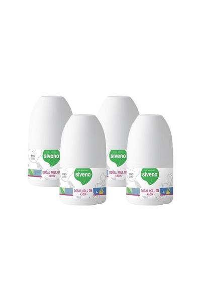 Siveno Doğal Roll-on Kadın 50 ml X 4