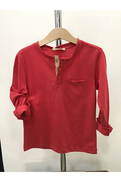 Çikoby Boy's Front Placket Tshirt