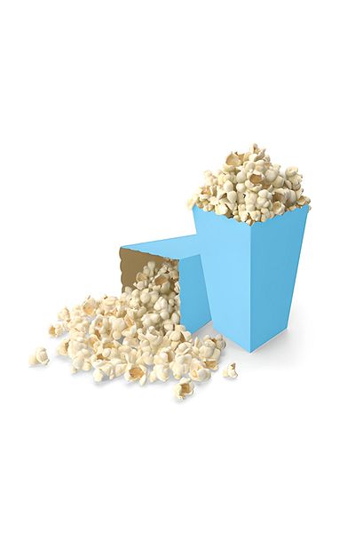Mini Parti Mini Party Store Corn Box Blue 8 Pieces