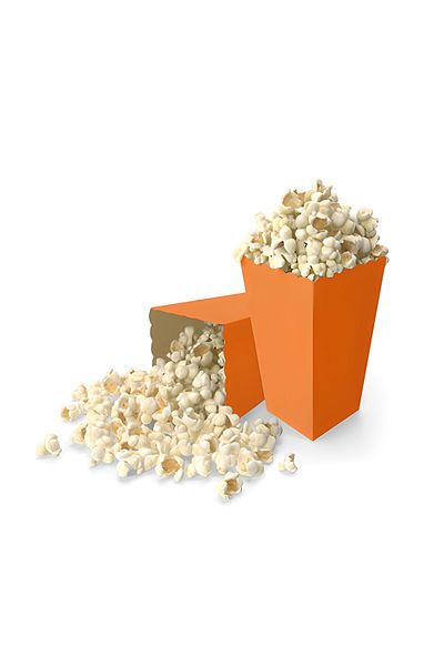 Mini Parti Mini Party Store Corn Box Orange 8 Pieces