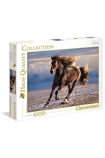 CLEMENTONI - 1000 Piece High Quality Adult Puzzle - Free Horse