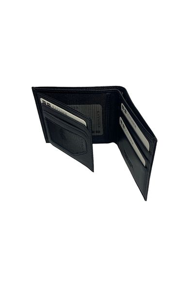 Kayader Black Genuine Leather Men's Wallet 08