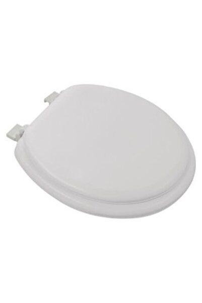 CT STONES Ergonomic Comfortable White Color Toilet Seat with Soft Pouf Sponge