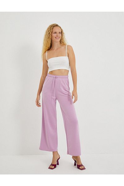 Koton Relaxed Cut Trousers Modal Blend