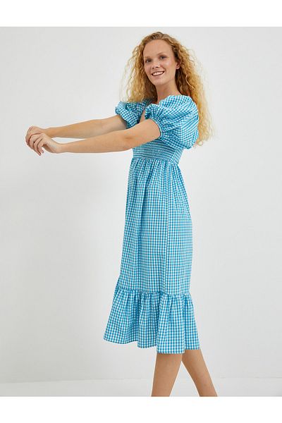 Koton Gipe Detailed Midi Dress