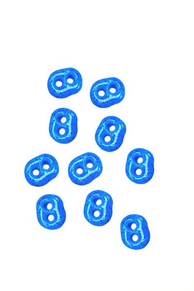 Nev Tasarım Two Holes Syriac Evil Eye Stone 10 Pieces