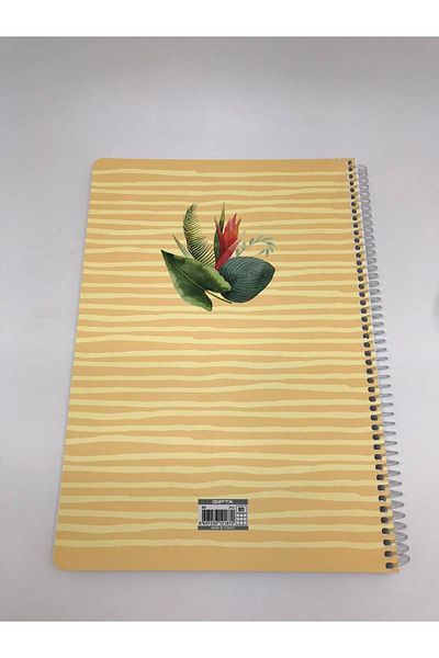 Gıpta Morning Spiral Cardboard Cover A4 80 Sheets Checked Notebook