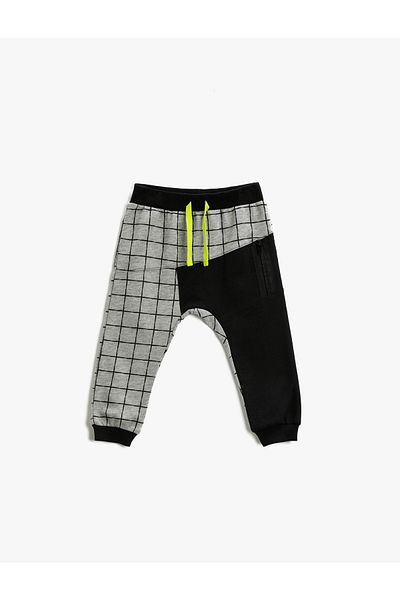 Koton Γεωμετρικό σχέδιο - Δεμένο Jogger Sweatpants μέσης