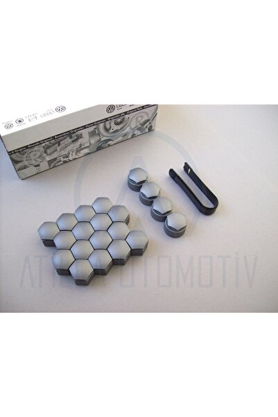 Fabrikasyon Audi Q7 4l Uyumlu Bijon Kapak Seti Şifreli Tip Koyu Gri 19mm