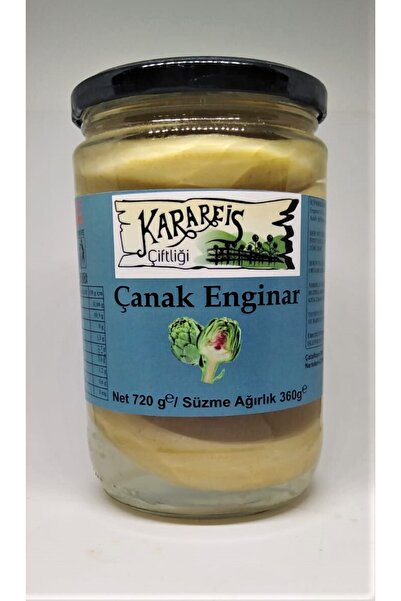 Karareis Çiftliği 3 Adet Çanak Enginar Konservesi 660 Cc