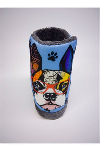 Settimo Blue Dog Printed Slippers