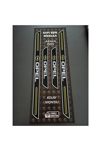 Genel Markalar Opel Vectra C Pleksi Kapı Eşiği 4'lü Set Ön Arka Pianoblack