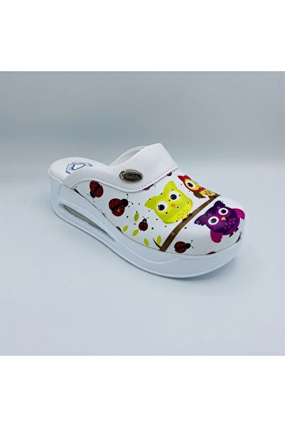 Settimo Owl Pattern Air Sole Full Orthopedic Sabo Slippers