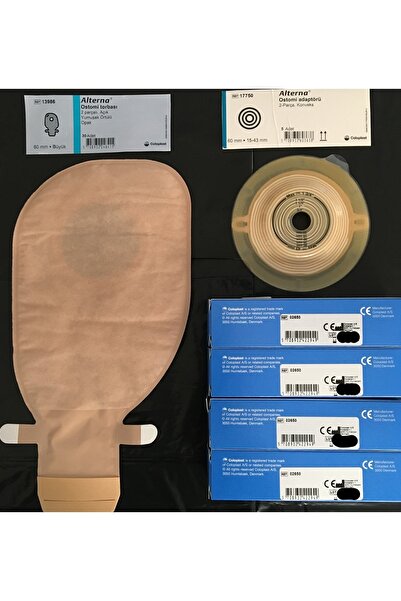 Coloplast Ostomi Torbası Opak-60 Mm-30 Adet/ostomi Konveks Adaptör Opak -10 A...