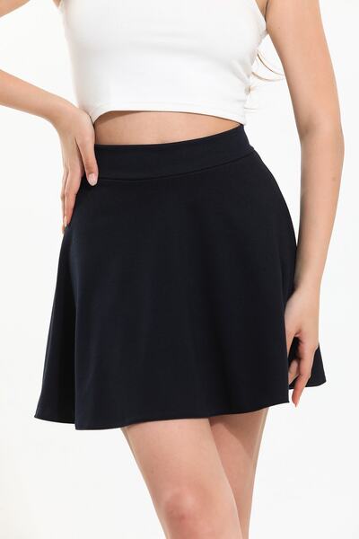 Baluxe Жіноча синя спідниця-кльош міні