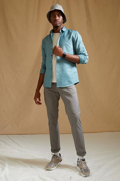DeFacto Regular Fit Chino Canvas Trousers