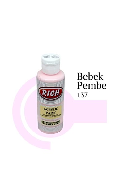 Rich Akrilik Boya 120 cc Bebek Pembe