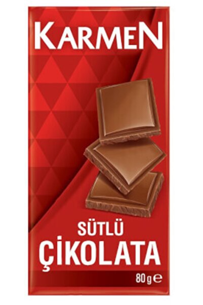 Karmen Sütlü Çikolata 80 Gr