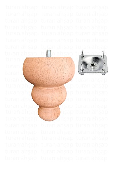 turanahşap Picior canapea - Picior măsuță de cafea - Picior din lemn - Lungim...