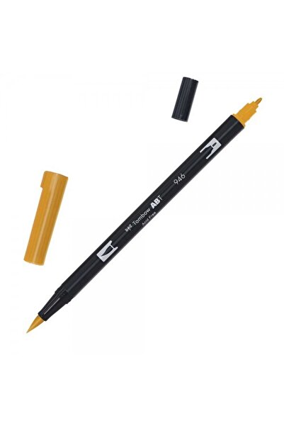 Tombow : Ab-t Dual Brush Pen Grafik Kalemi : Gold Ochre 946