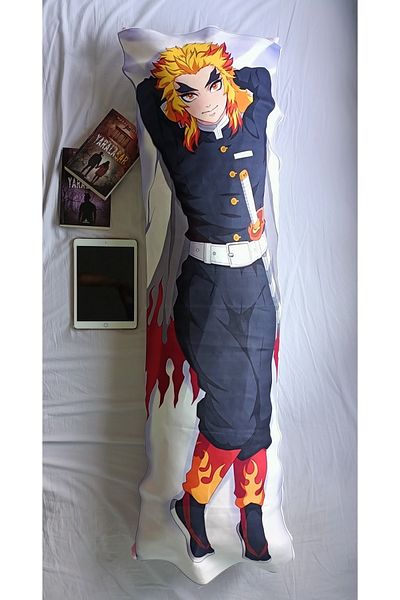 GALAXYBUTIQUE Demon Slayer Rengoku Hugging Pillow