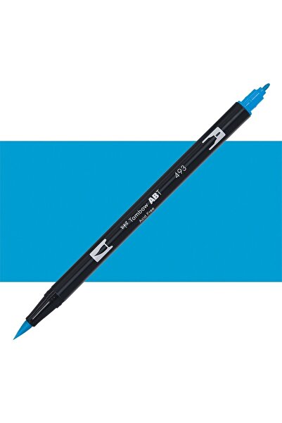 Tombow : Ab-t Dual Brush Pen Graphic Pen : Reflex Blue 493