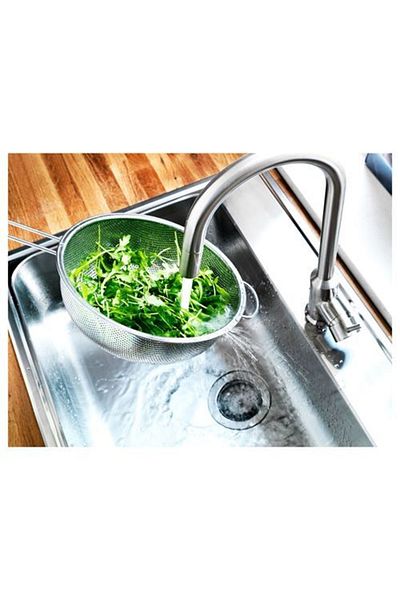 IKEA Large Size Stainless Steel Metal Strainer 25 cm