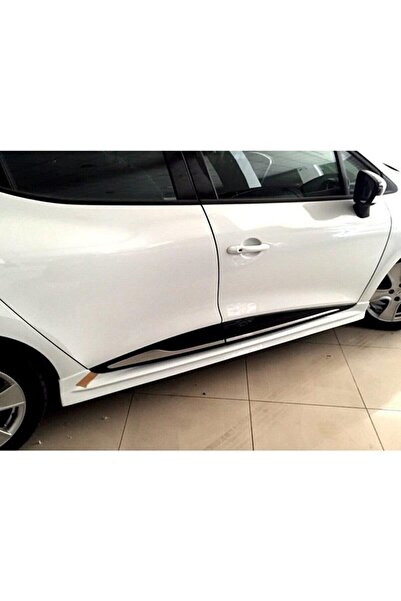HasAkman Renault Clio 4 Hb Rs Marşpiyel Seti Mat Siyah Plastik 2012 2013 2014...