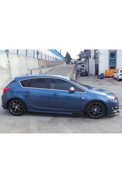 HasAkman Opel Astra J Hb Opc Marşpiyel Seti Mat Siyah Plastik 2009 2010 2011 2012 2013 2014