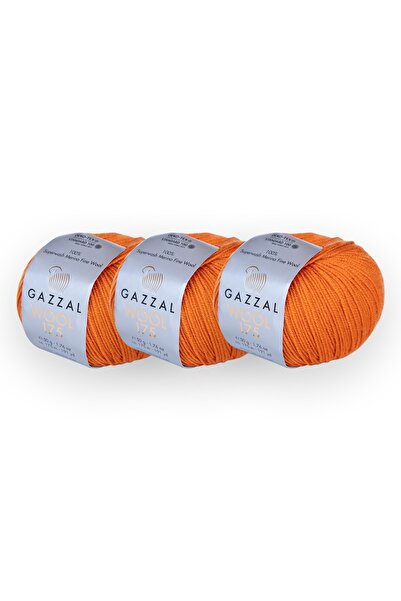 Gazzal 50 г, пакет з 3 штуками, 100% мериносова вовна, ручне в'язання - Wool ...