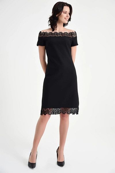 Laranor Collar Guipure Detail Dress