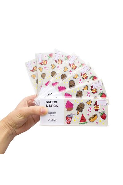 Poli Art Design ملصق ألبوم مربع مقاس 7.5 × 15 سم