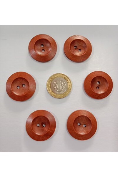 Elitt Orjinal Ahşap Bolero Düğmesi Iri Boy