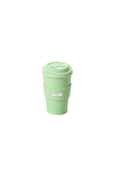 SPLASH Coffee Cup Peaceful Green 350cc Plastik Kahve Bardağı