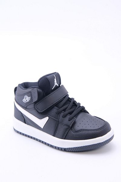 en7 Black and White Kids Sneakers 7169