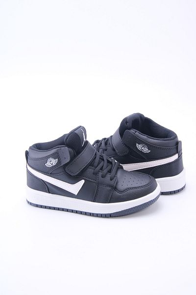 en7 Black and White Kids Sneakers 7169