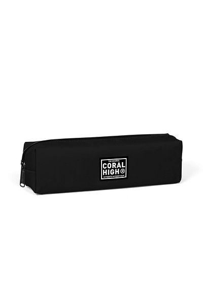 Coral High Μαύρη θήκη για στυλό για παιδιά και ενήλικες μονής θήκης