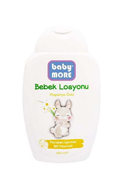 baby more Papatya Özlü Vitaminli Bebek Bakım Losyonu 300 ml