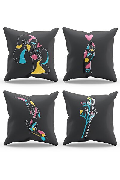 Moud's Dvostrana Štampano Touch Art Sa deznom Kombinacija od 4 dela Antilop N...