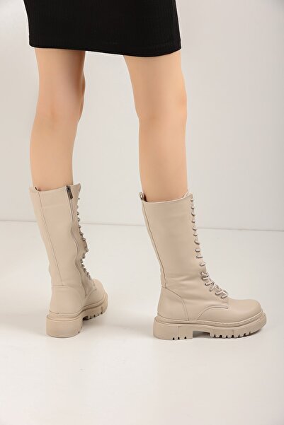 en7 Beige Women's Boots K44
