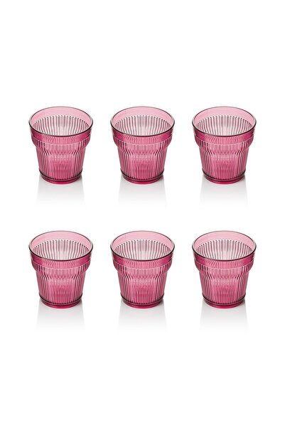 Depa أكريليك باروكي برقوق 6 قطع زجاج قصير