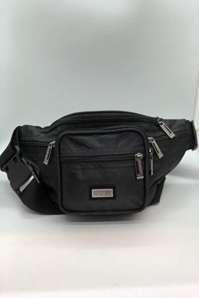 SEVENTEEN Seven Teen Erkek Bel Çantası Siyah 3432