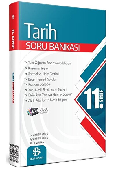 Bilgi Sarmal Yayınları Bilgi Sarmal 11. Sınıf Tarih Soru Bankası 2023 Yeni Baskı