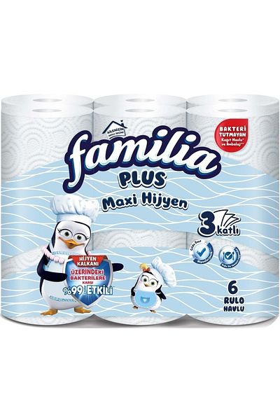 Familia Paper Towel (3 Layers) Plus Maxi Hygiene 12 Pack (2pk*6)