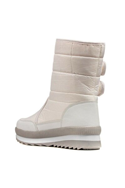 Altın Adım Thermal Fur Anti-Slip Sole White Color Snow Boots