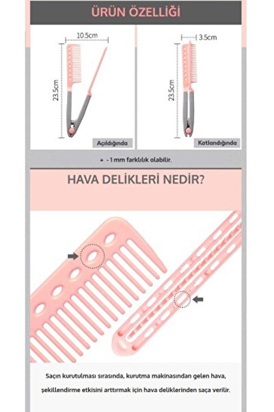 AYACO Saça Şekil Veren Apieu Easy Hair Dry Brush Fırça Tarak