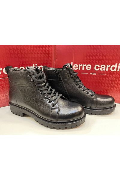 Pierre Cardin 3089415 Ανδρικές μπότες casual από γνήσιο δέρμα με φερμουάρ