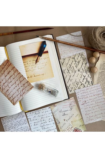 Hume Craft Το χαρτί Scrapbook με vintage μοτίβο 8 τεμαχίων είναι κατάλληλο για το Agenda Planner Bullet Journal