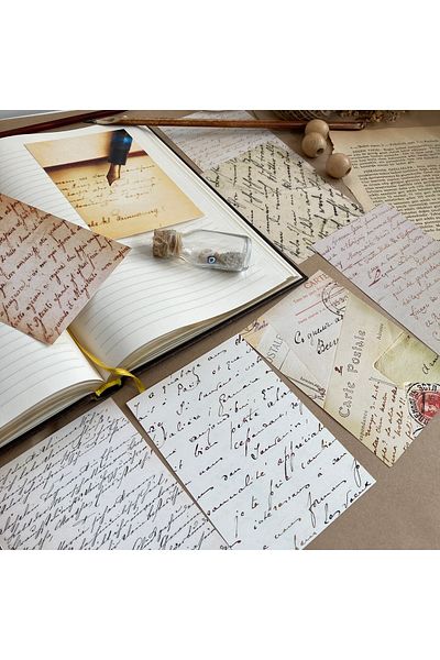 Hume Craft Το χαρτί Scrapbook με vintage μοτίβο 8 τεμαχίων είναι κατάλληλο για το Agenda Planner Bullet Journal